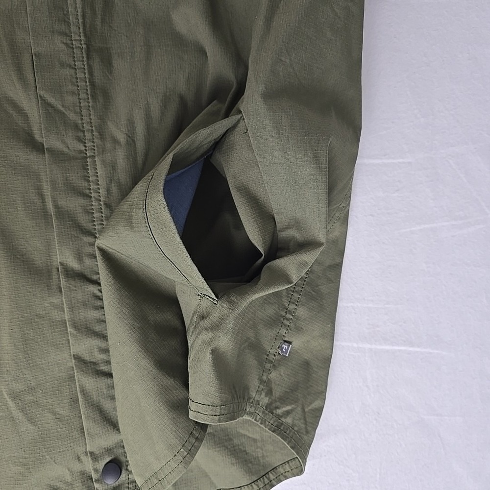 Toad and Co Men's Transverse Shirt Jacket XL Green Outdoor Camping Gorpcore - Picture 7 of 8